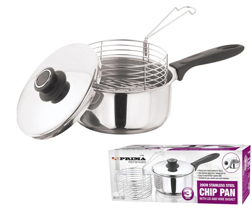 Stainless steel chip pan deep - stainless,