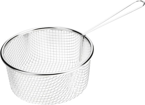 Wire chip pan frying basket - pan,