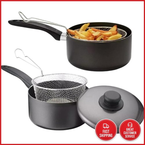 Stainless steel deep - fat, fryer