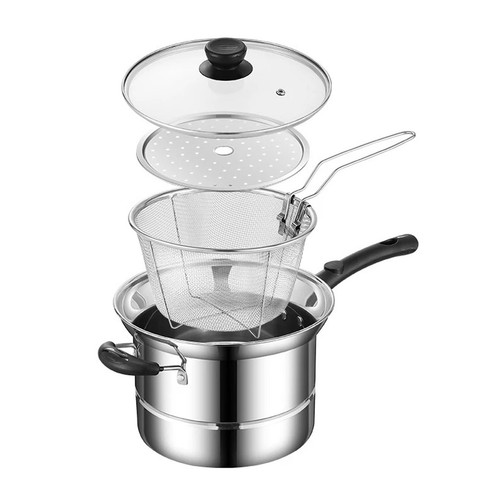 New 22cm 4pc stainless steel - new, 2
