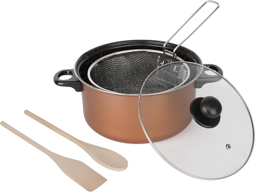 5pc non stick chip pan - 5pc, deep