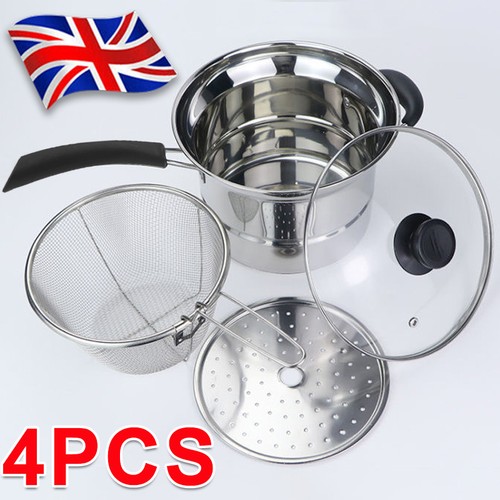 Non stick chip pan deep - chip,