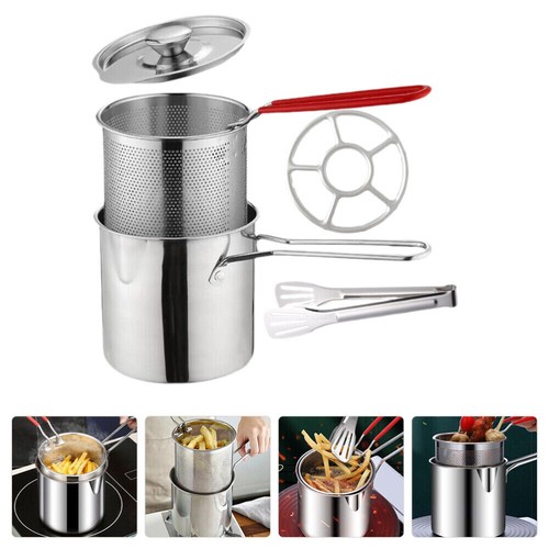 Stainless steel chip pan deep - stainless,