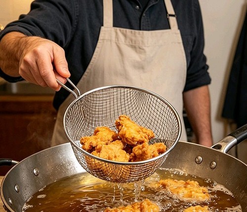 Inch chip frying - 9,