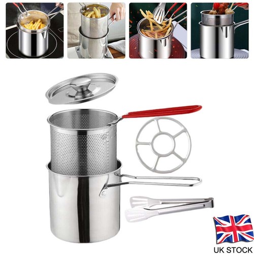 Stainless steel chip pan deep - stainless,