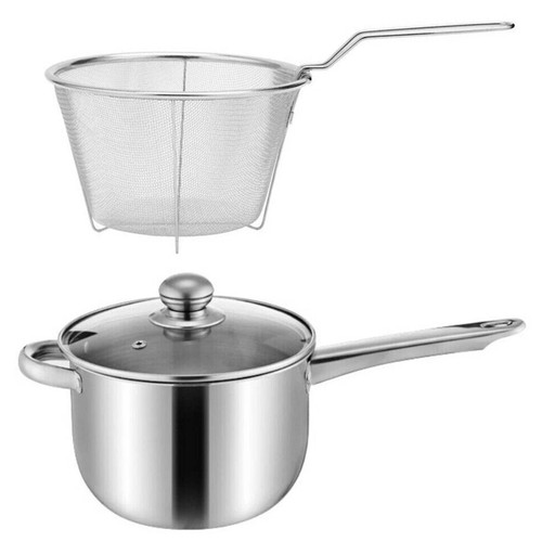 Non stick chip pan - pan, fat