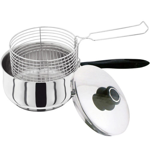20cm stainless steel - chip, pan