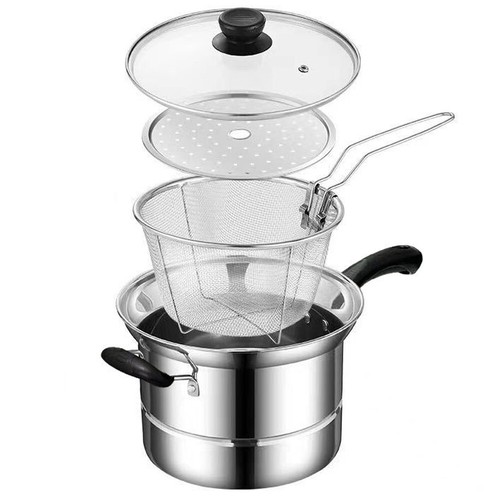 4pcs chip pan fryer with - fryer, wire