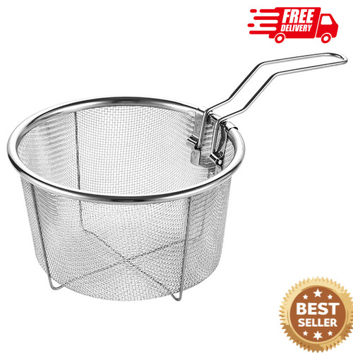 Wire chip pan frying basket - wire,