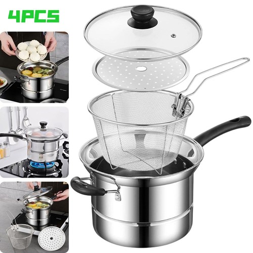 Non stick chip pan deep - stick,