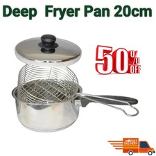 20cm Deep Fat Fryer Pan Set