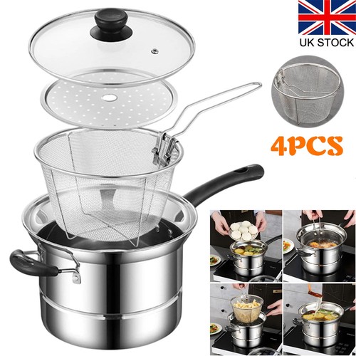 Non stick chip pan deep - non,